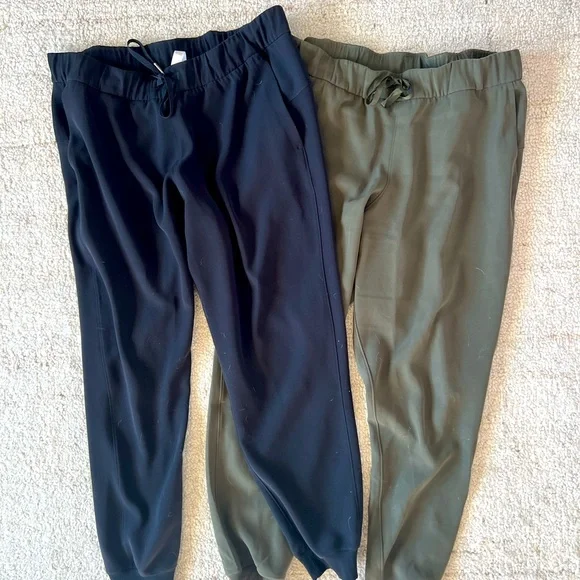 2 pairs Lululemon work or travel pants. Size 12 - Picture 1 of 12